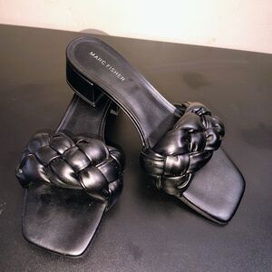 Marc Fisher Calicea Womens Square Toe Casual Slide Sandals size 8.5